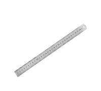 Règle droite en acier inoxydable, outil de mesure précision double face, échelle métrique, accessoires 15-40 cm pour bureau, maison, université, artisanat(300mm)