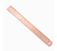 Règle Droite En Laiton Vintage,Outils De Mesure À L'échelle De 15cm,Kit De Dessin Et Peinture À Faire Soi-Même,Signets En Cuivre,Or Rose - Type Rose Gold