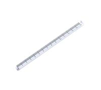 Règle Droite En Plastique Transparent 0-30cm, Pour Artistes, Stylistes, Étudiant, Architecte, Enseignant En Ingénierie