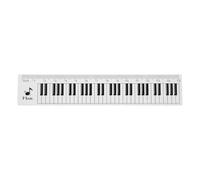 Règle Droite en Plastique Transparente Musique Piano Clavier