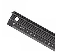 Règle droite multifonction en alliage d'aluminium outil de mesure pour l'ingénierie, la rédaction, le dessin technique, la mesure en aluminium