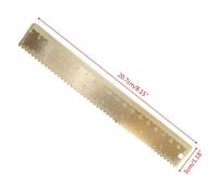 Règle Droite Ondulée En Laiton, 20cm, Signet, École De Mesure, Pour Peinture, Cartographie, M17f