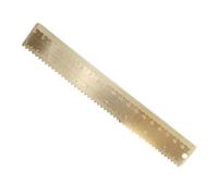 Règle Droite Ondulée En Laiton, Marque-Page De Peinture, Outil De Mesure, Papeterie Fournitures Scolaires, 20cm