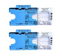 Règle ECG en plastique à 7 étapes - Mesure précise - Évaluation rapide pour utilisation en hôpital et clinique