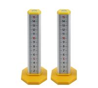 Règle égale de hauteur pour mesure de précision | Niveau en alliage d'aluminium de 165 mm avec base | pour menuiserie, carrelage et sol | Compatible avec les cadres de plafond suspendus