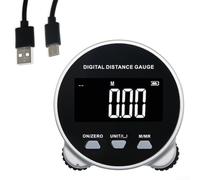 Règle électronique numérique 1999m LCD rouleau | Mesure les lignes droites, les courbes, les circonférences jusqu'à 1999 m, idéal pour la couture et la construction