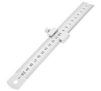 Règle en acier épais, outils de mesure métriques inoxydable for la découpe, menuisier, ingénieur, étudiant, école, bureau, maison pour bureau, maison, université, artisanat