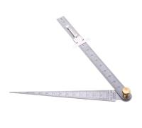 Règle en acier et jauges Feeles - Petite taille - Outil de mesure de précision - Longueur : 12 cm - Pour des mesures précises de la profondeur et de l'espace