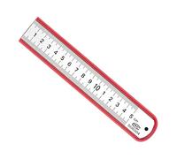 Règle en acier inoxydable 304 épais sur un seul côté, anti-pliage, 15 cm