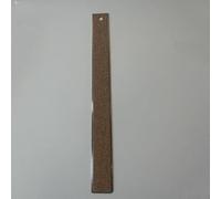 Règle en acier inoxydable avec dos en liège antidérapant, 30 cm, marquages gravés avec précision pour le dessin, le travail du bois et l'utilisation étudiante (35 cm)