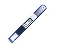 Règle en acier inoxydable de 15/20/30 cm avec graduation, outil de mesure droit en métal pour l'enseignement de l'ingénierie