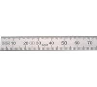 Règle en acier L.1500mm acier inoxydable flexible graduation B=mm/1/2mm H.PREISSER