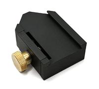 Règle en acier léger - Outil de mesure de ligne d'arrêt - Design ergonomique pour le travail du bois - En acier léger - En laiton - Outil de mesure