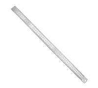 Règle en acier - Outil de mesure précis, règle de 55,6 cm avec bord droit, marquages en acier inoxydable et gravés, utilisation professionnelle, outil d'artisanat avec école, bureau, maison