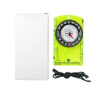 Règle en acrylique pour navigation extérieure, outil de mesure portable de 10,5 cm, avec plusieurs échelles, légère pour randonnée, camping, randonnée, lecture de carte de sentier, cordon (C)