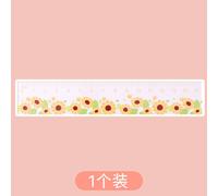 Règle En Acrylique Transparente Pour Étudiant,Mignon,Tournesol,Tulipe,Droite,Multifonctionnelle,Outil De Proximité,Fournitures Kawaii,15cm - Type C