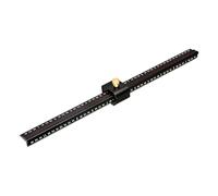 Règle en alliage d'aluminium de type L avec arrêt réglable - Outil de mesure précis avec limite de réglage pour une création précise de ligne - Accessoire de mesure de menuiserie