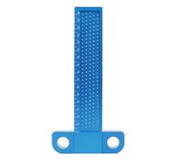 Règle en alliage d'aluminium pour mesure du bois de type T, précision carrée, outil de marquage de menuiserie, outil de marquage 1 règle carrée en T pour travaux manuels, règle carrée en métal