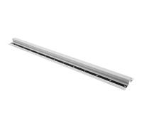 Règle en Aluminium 12 Pouces Poignée, Tracé Précis | Alliage D'aluminium, Finition Argentée, Surface Lisse et Graduations Claires, pour Plans et Tapis de Coupe