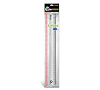 Règle en aluminium 30 cm 1 pièce (1 paquet) / Règle en aluminium 30 cm