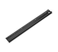 Règle en aluminium en forme de L : avec antidérapante, règle droite, antidérapante et non coupante, pour dessiner et concevoir des travaux de menuiserie (30 cm)