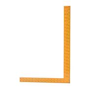 Règle en aluminium Précision carrée d'outil de travail du bois d'inspection de l'outil de travail du bois noir 0 400 mm 0 600 mm (Couleur jaune)