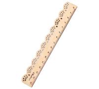 Règle En Bois Design Dentelle Vintage,Signet 15 Cm,Règle Droite De Mesure,Fournitures Scolaires Et De Bureau,1 Pièce/Lot - Type Beige