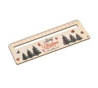Règle en bois multifonctionnelle pour, marque-pages avec marques de mesure, outil d ' apprentissage créatif pour les apprenants