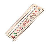 Règle en bois multifonctionnelle pour, marque-pages avec marques de mesure, outil d ' apprentissage créatif pour les apprenants
