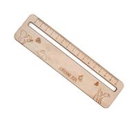 Règle en bois pour apprendre à lire les enfants - Règle en bois pour enfants - Étudiants - Lecture - Mesure de la salle de classe - Bois de souverain pour enfants
