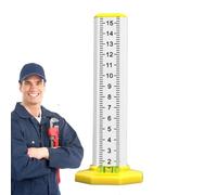 Règle en d'aluminium à hauteur égale, échelle graduée de maçon - Règle isométrique, élévation horizontale, positionnement du niveau pour les pères hommes