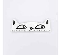 Règle En Forme De Chat Pour Enfant,Mini Animal Droit,Fournitures Scolaires,1 Pièce - Type White