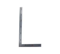 Règle en L acier inoxydable, outil de mesure double face, angle droit à 90 degrés, for fournitures scolaires et bureau pour bureau, maison, université, artisanat(15x30cm)