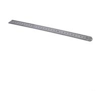 Règle en laiton en acier inoxydable avec butée en métal et jauge de marquage à double échelle (30 cm) pour le travail du bois, la menuiserie et les tâches de mise en page