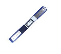 Règle en métal de 15/20/30 cm avec échelle transparente en acier inoxydable outil de mesure droite pour dessins