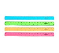 Règle en plastique Helix pliable, Règle de papeterie créative multicolore souple et flexible for fournitures scolaires(Blue)