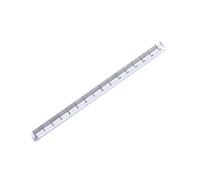 Règle En Plastique Transparent 0-30 Cm Règle Droite Pour Les Artistes Concepteurs Étudiants Architectes Ingénieurs Enseignants