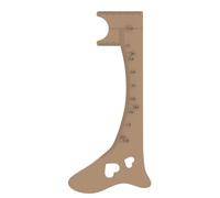 Règle en silicone pour sourcils - Outil de mesure multifonction pour sourcils - Outil de mesure des sourcils pour un maquillage rapide - Idéal pour des lignes parfaites des yeux et des lèvres - Facile