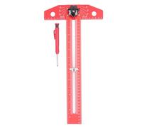 Règle en T Aluminium Alliage, Équerre Métallique, Rapporteur Multi-Angle pour Menuiserie, Mesure Précise - Résistante à la, Facile à Utiliser, Outil pour Charpentier et Ébéniste