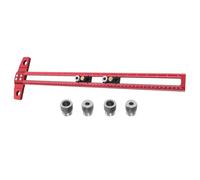 Règle en T multifonction en forme de T pour travaux détaillés dans le dessin, la construction et les projets. Outil de mesure double