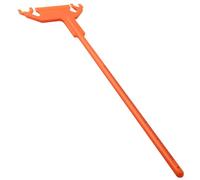 Règle en T - Outil de mesure en plastique - Double échelle métrique - Léger - Orange - Appareil de mesure réglable pour arc recourbé - Position précise des cordes d'arc - 33 x 10,4 x 1 cm