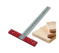 Règle en T pour travaux manuels, règle à angle droit en forme de T | Angle de positionnement à angle droit pour industrie, menuiserie, travail du bois, travail des métaux, construction