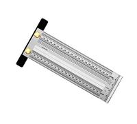 Règle, Ensemble d'outils de dessin d'architecture durables en acier inoxydable haute précision for bureau d'architecte(200mm)
