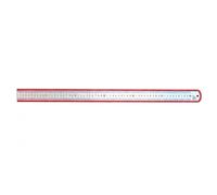 Règle épaissie en acier inoxydable 304, outil de mesure, design anti-flexion, idéal pour la construction et le dessin technique, règle de conception