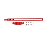 Règle équerre combinée 50 cm, reglet métal avec équerre 45, guide perçage avec 6 8 10 mm manchons - Aluminium robuste, mesure métrique et impériale, outil précis de menuisier et