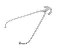 Règle Étalon de Diamètre Intérieur et Extérieur, Mesure Précise | Acier Inoxydable Argenté, Compact et Portable, pour Salles de t Ateliers, Usage Technique