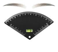 Règle eyeliner pour sourcils - Acier inoxydable | Outil de profilage des sourcils pour mariée débutant professionnel spa mariage coiffeuse