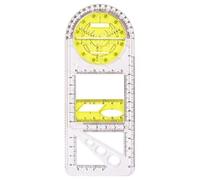 Règle Géométrique Multifonctionnelle, Modèle De Dessin Géométrique, Outil De Mesure, Règles En Plastique