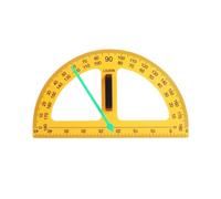 Règle géométrique pour dessins techniques, tableau, rapporteur jaune | Grande règle pour les dessins géométriques et les enseignements de mathématiques, facile à lire