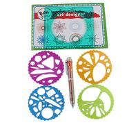 Règle Géométrique Spirographe, Pochoir En Spirale, Jouet Classique Pour Enfants, 1 Ensemble